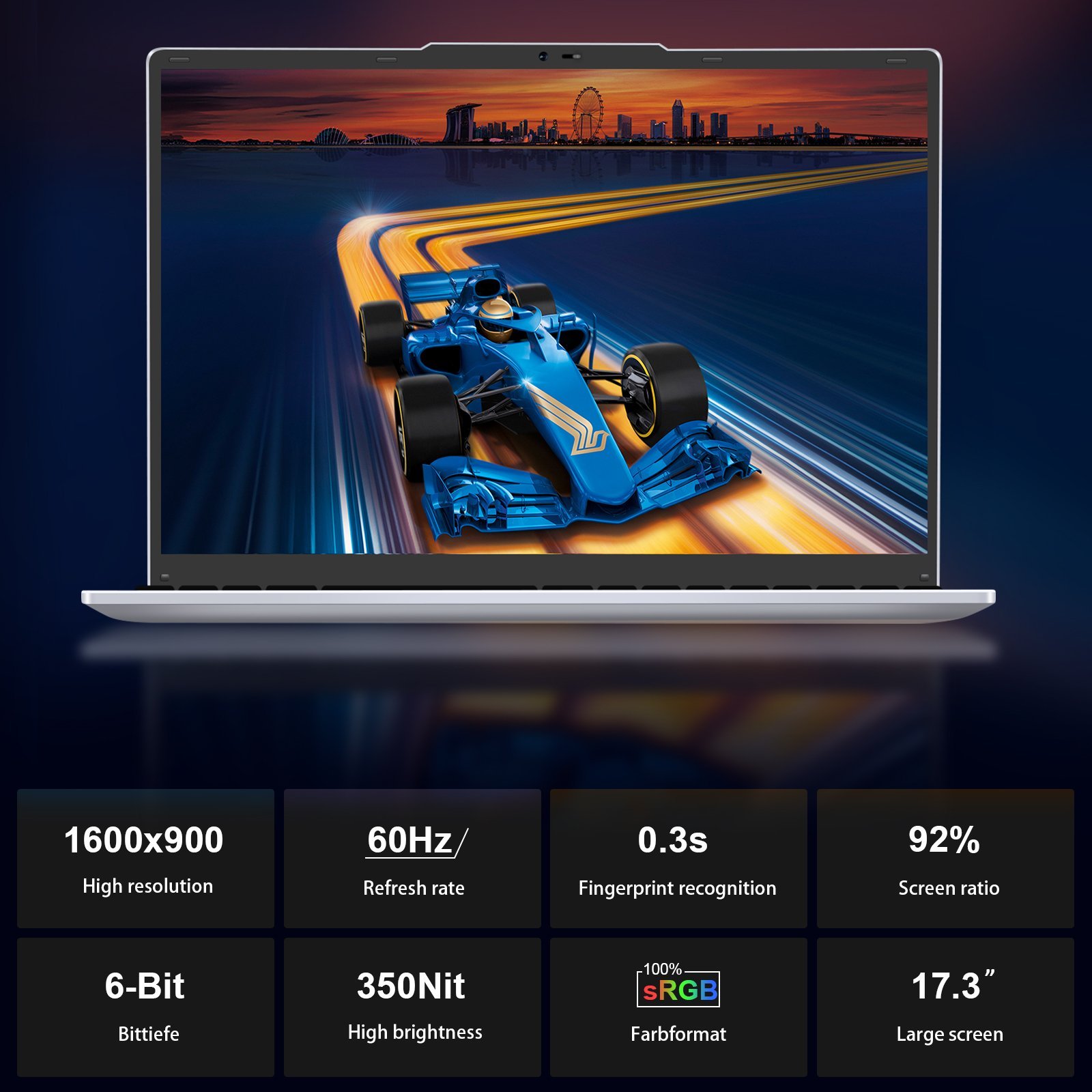 M173 17.3inch N5095 24GB Ram 512GB Rom - Image 6