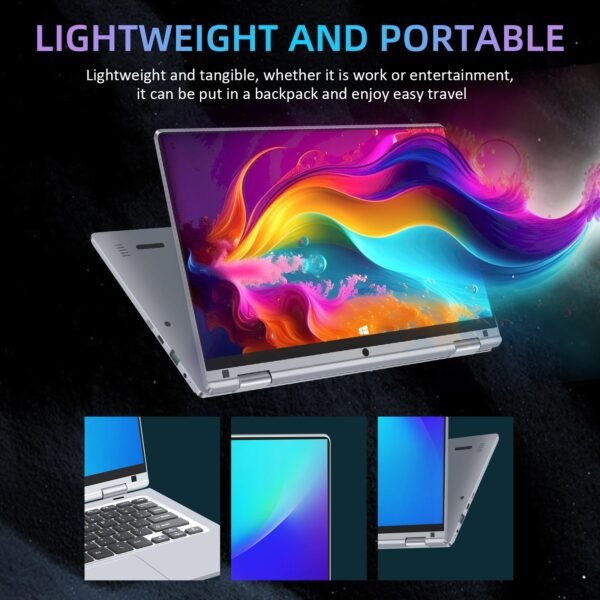 WINGSTIME Y116 11.6inch N3700 Ram 8GB Rom SSD 256GB Touch Screen Laptop - Image 9